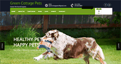 Desktop Screenshot of greencottagepets.com